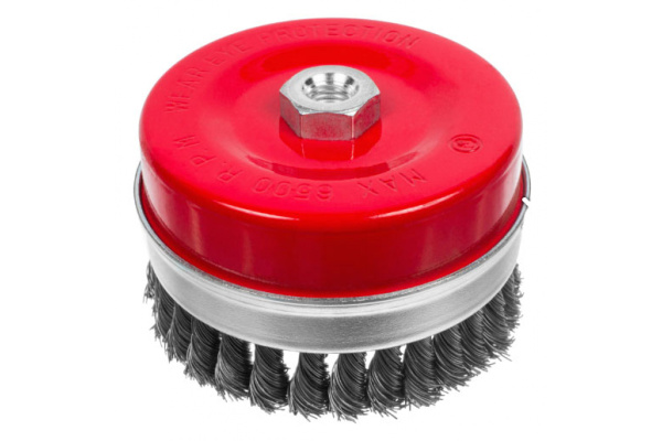 Щетка-крацовка усиленная скрученная проволока 125 мм РемоКолор 45-2-212