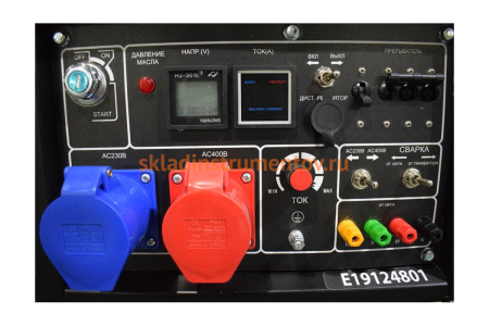 Инверторный бензиновый сварочный генератор ТСС GGW 5.0/200ED-R3 026494