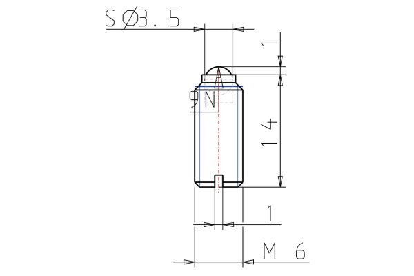 Пружинный фиксатор KIPP 50шт K0309.06