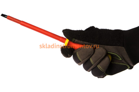 Диэлектрическая отвертка до 1000Вт STAYER SL 6,5 х 150 мм 25141-06-15_z01