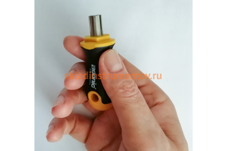 Отвертка под биты Felo Ergonic 1/4" Stubby 43802640