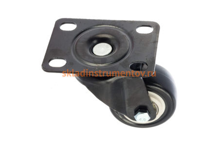 Колесо поворотное черная резина 50 мм MFK-TORG 4053050