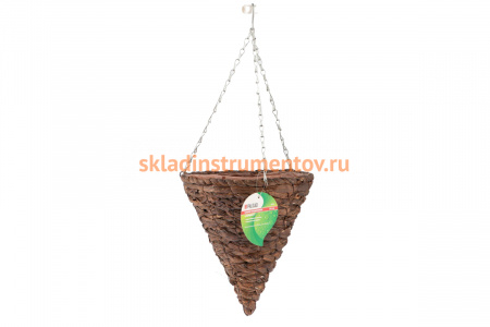 Подвесное кашпо PALISAD гиацинт, конус, 30см 69061