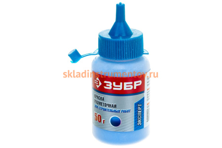 Разметочная краска для строительных работ Зубр синяя 50г 4-06405-1_z01