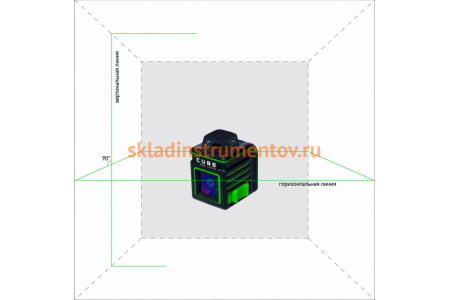 Лазерный уровень ADA CUBE 360 Green Ultimate Edition А00470