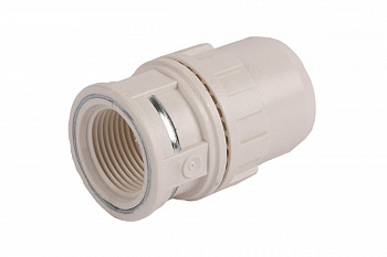 Муфта соединительная "ШиреФит" (16 мм; 1/2") для трубопровода Зубр 51462-16-1/2