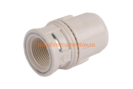 Муфта соединительная "ШиреФит" (16 мм; 1/2") для трубопровода Зубр 51462-16-1/2