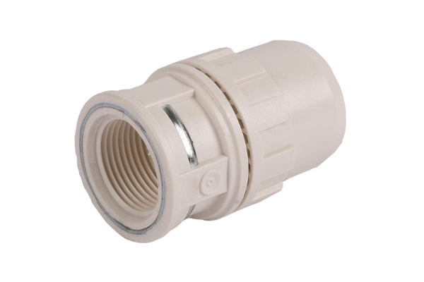 Муфта соединительная "ШиреФит" (16 мм; 1/2") для трубопровода Зубр 51462-16-1/2