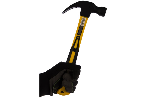 Молоток-гвоздодер с фибергласовой рукояткой STAYER Fiberglass 560 г 2026-560_z01