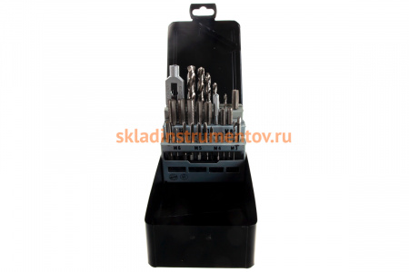 Набор ручных метчиков со сверлами D.BOR HSS-G DIN 352, 29 шт 19G1029208D