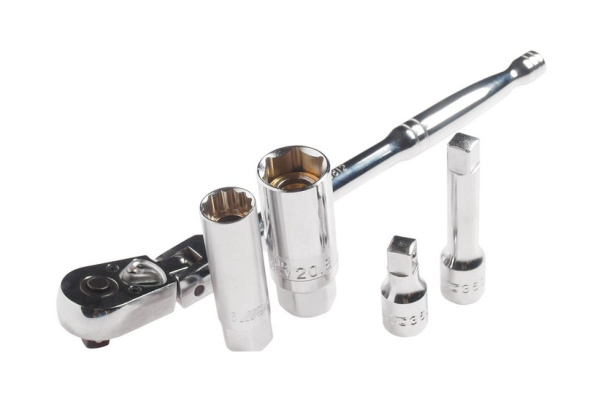 Набор торцевых магнитных головок для свечей зажигания 16, 21мм JTC-3905