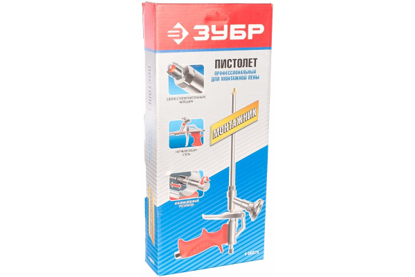 Пистолет МОНТАЖНИК для монтажной пены ЗУБР 4-06875