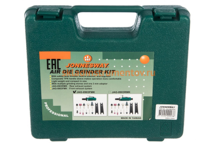 Пневматическая бормашинка с насадками Jonnesway 15 предметов JAG-0903FMK 48524