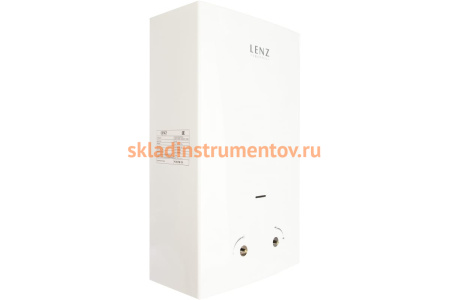Газовый проточный водонагреватель LENZ TECHNIC 10L WHITE LT10LW