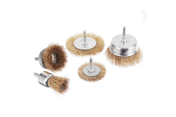 Набор щеток металлических со шпильками 5 штук ЕРМАК 656-033