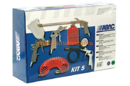 Набор пневмоинструмента Abac из 5 предметов 8222423
