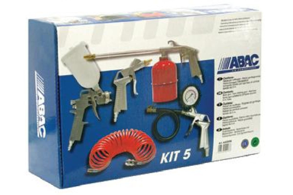 Набор пневмоинструмента Abac из 5 предметов 8222423