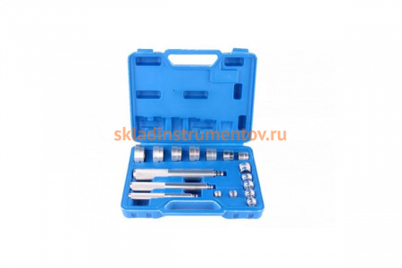 Набор оправок для работы с подшипниками и сальниками 17 предметов в кейс ROCKFORCE RF-917T1