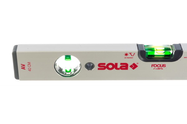 Уровень, L - 40 см, 2 глазка SOLA AV 40 01110501