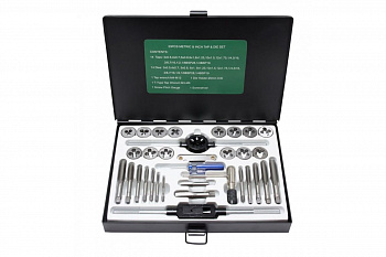 Набор метчиков и плашек ROCKFORCE 33 предмета RF-M033-3