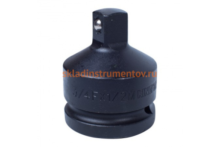 Переходник ударный с шариковым фиксатором (3/4"Fx1/2"M) KING TONY 6874P