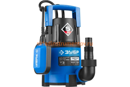 Погружной дренажный насос ЗУБР Профессионал НПЧ-Т3-550