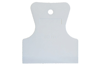 Резиновый шпатель КЕДР белый, 80мм 139-0003 134979