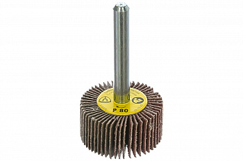 Круг шлифовальный лепестковый на шпильке (30х15 мм; 6 мм; Р80) KLINGSPOR 12845
