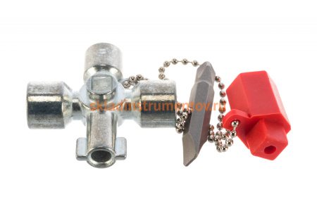 Ключ для электрошкафов с битой и переходником Knipex KN-001102