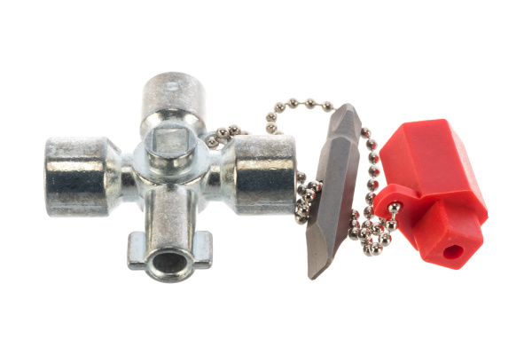 Ключ для электрошкафов с битой и переходником Knipex KN-001102