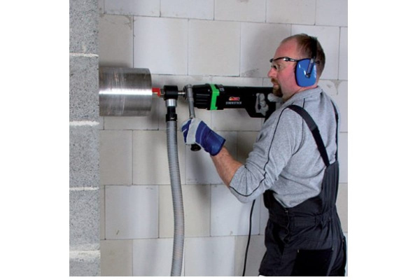 Дрель для сухого алмазного сверления слабой ударной мощности EIBENSTOCK ESD 1801 03217000