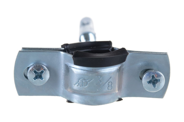 Сантехнический хомут для труб СИБРТЕХ 16-20, резиновый уплотнитель 48163