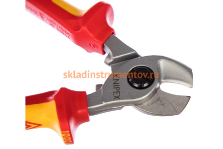 Ножницы для резки кабелей со страховочным креплением 165 мм KNIPEX KN-9516165T