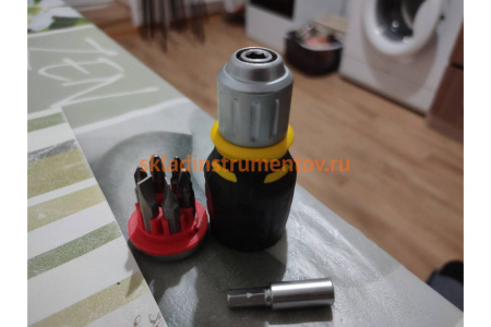 Отвертка с 6 вставками Stanley Fatmax Stubby FMHT0-62688