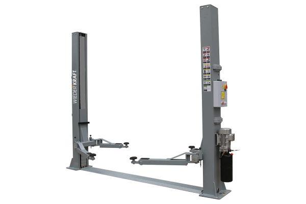 Гидравлический двухстоечный подъемник (с нижней синхронизацией, г/п 4000кг, 380В) WIEDERKRAFT WDK-522E/380
