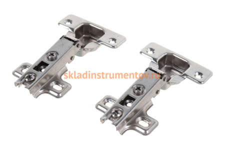 Петля для накл. дверей с монтажной планкой JET 305 Slide-On D35мм H0мм-2шт HE305A.110NI22