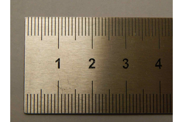 Линейка 300х28х0.7 мм, нерж.сталь КОБАЛЬТ 243-370