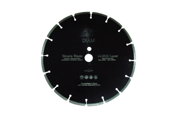 Диск алмазный сегментированный по асфальту (350х25.4 мм) DIAM 000058