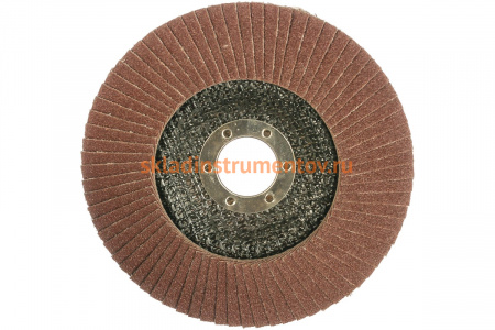 Диск лепестковый торцевой (125х22.2 мм; P100) для УШМ КУРС 39915