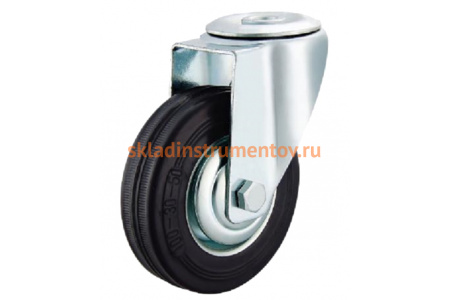 Колесо промышленное поворотное под болт SCH93 75 мм MFK-TORG 4004075