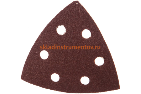 Набор шлифовальных листов дельтавидных (93 мм; Р80) 10 шт. ПРАКТИКА 240-447