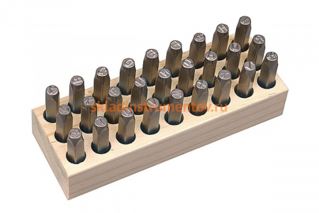 Клейма буквенные латинские, шрифт 5мм STAYER 21505-05