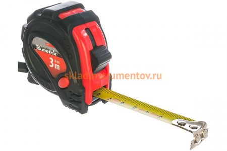 Рулетка 3 м х 16 мм Status magnet 3 fixations MATRIX 31004