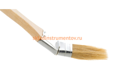 Кисть (радиаторная, натуральная щетина, деревянная рукоятка) 25мм Biber 31171 тов-001943