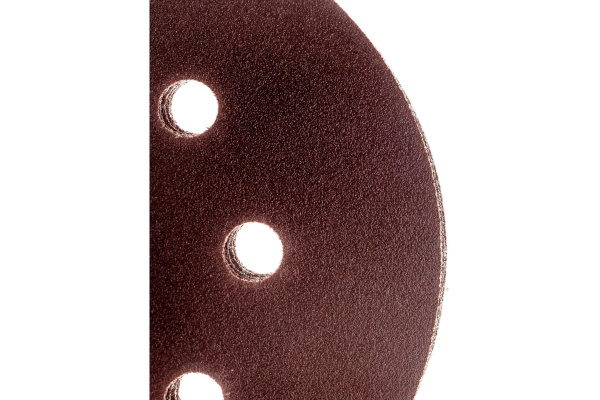 Круг абразивный на ворсовой подложке под липучку (5 шт; 125 мм; P120; 8 отв) MATRIX 73806