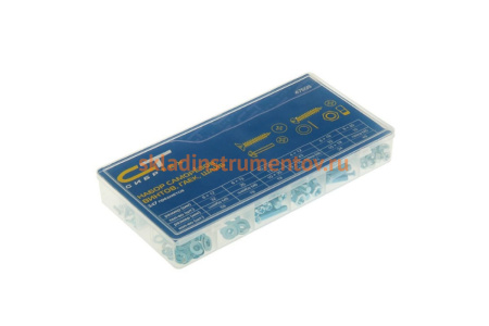 Набор саморезов, винтов, гаек, шайб СИБРТЕХ 347 предметов 47609