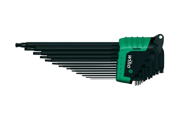 Набор ключей со сферической головкой 13шт Wiha TORX ErgoStar SB366BE HZ13 36486