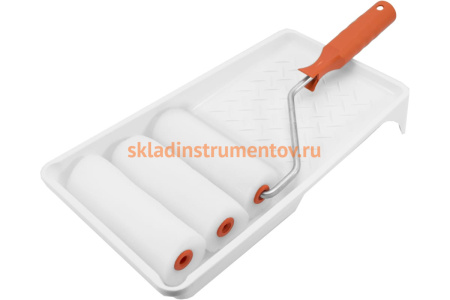 Набор DECOR для откосов Ванночка 150x300 мм мини-Валик 100 мм, бюгель 6 мм, поролон 2 запаски 670-4502