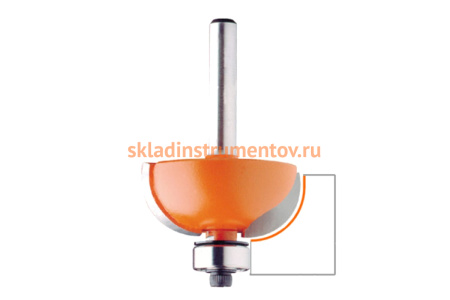 Фреза кромочная галтельная (38.1x15.5 мм; R 12.7 мм; S 12 мм) CMT 937.850.11