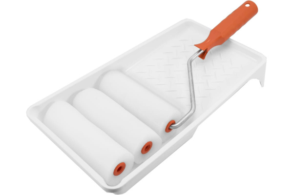 Набор DECOR для откосов Ванночка 150x300 мм мини-Валик 100 мм, бюгель 6 мм, поролон 2 запаски 670-4502